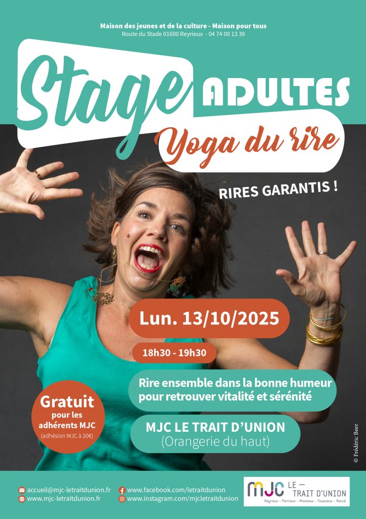 STAGE DECOUVERTE : YOGA DU RIRE