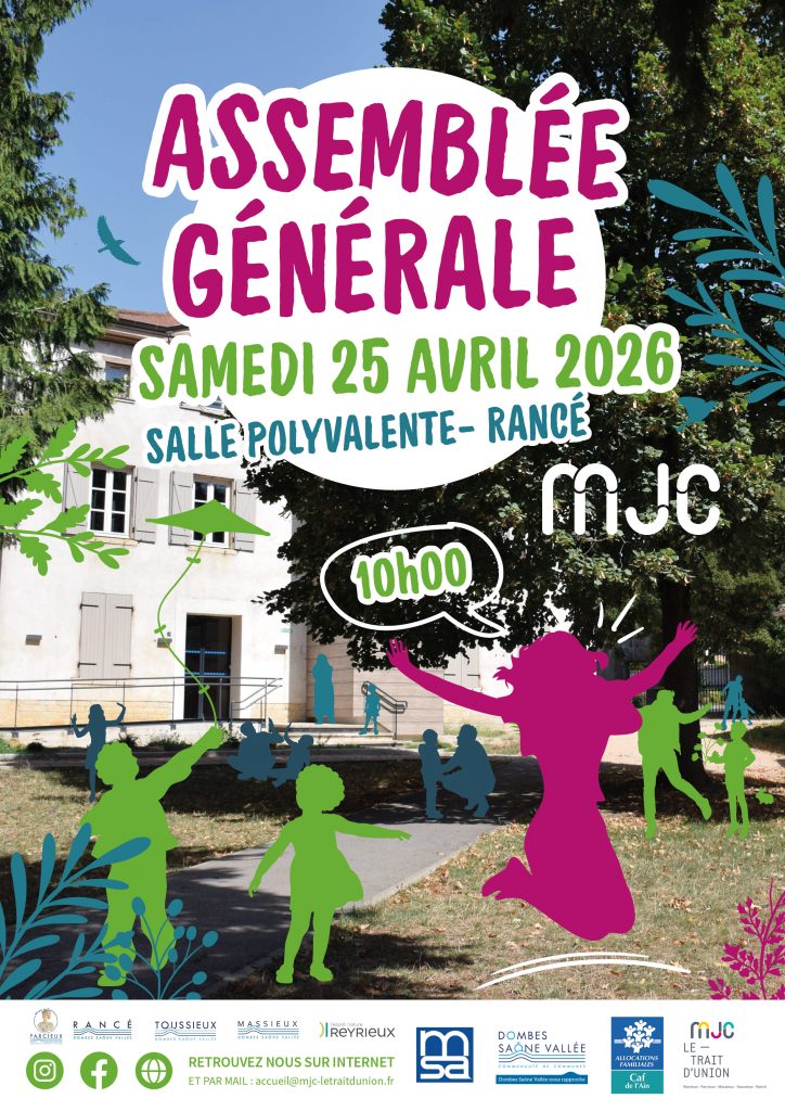 ASSEMBLÉE GÉNÉRALE : SAMEDI 25 AVRIL 2026