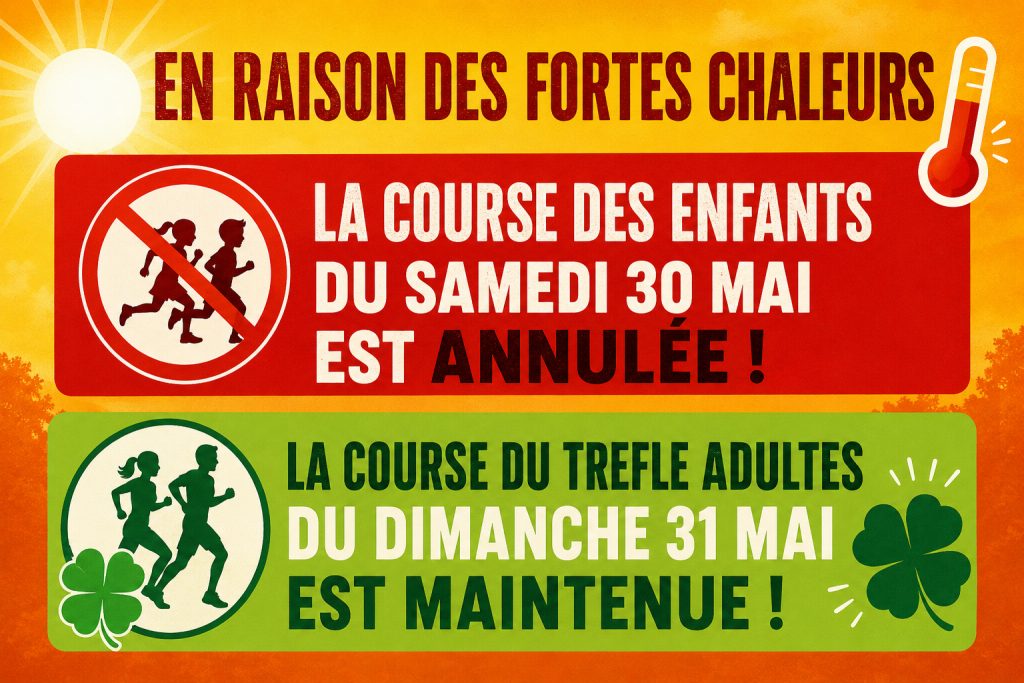 Course des enfants ANNULEES