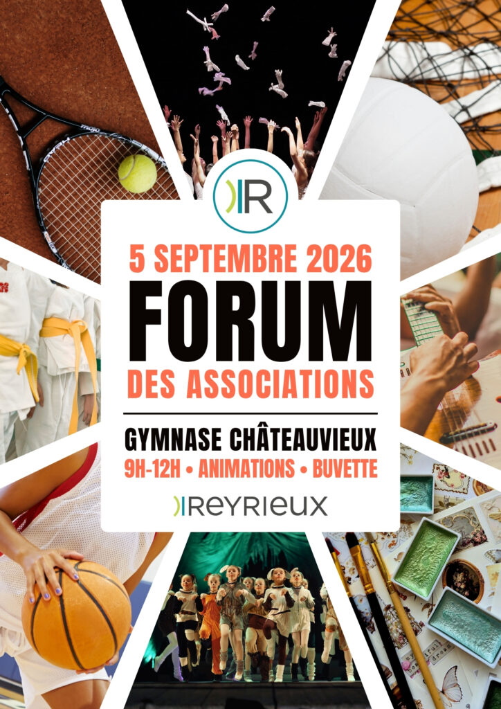 Sam. 5 septembre : FORUM DES ASSOS DE REYRIEUX